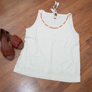 Beaded tank top